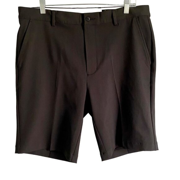 Greg Norman Black Classic Fit Performance Moisture Wicking Shorts Men's 34 NEW - Picture 1 of 6